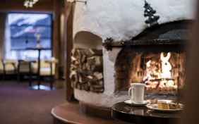 Gemütlich den Abend ausklingen lassen mit Kaminfeuer